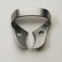 Hu-Friedy Satin Steel #12A Winged Metal Rubber Dam Clamp, Single clamp