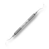 Hu-Friedy #1/2 double end Rigid Barnhart curette with #6 Satin Steel Handle