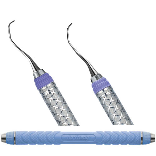 Hu-Friedy #13/14 Gracey Curette with #8 ResinEight Colors Handle - Blue