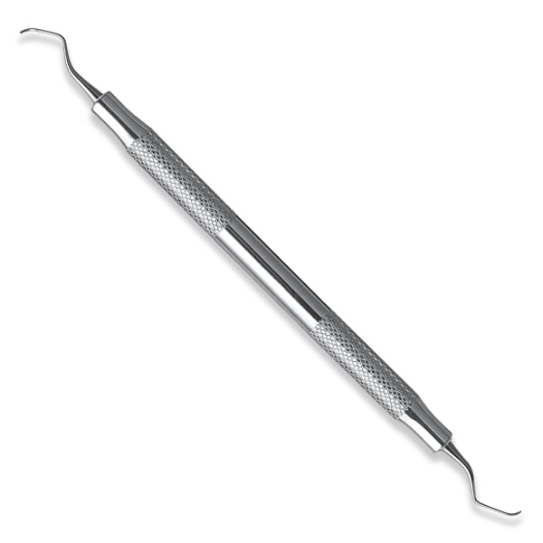 Hu-Friedy #1/2 double end Barnhart curette with #4 handle