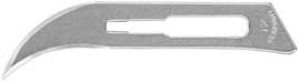 Hu-Friedy #12D Sterile Carbon Steel Surgical Scalpel Blade, Box of 100 blades