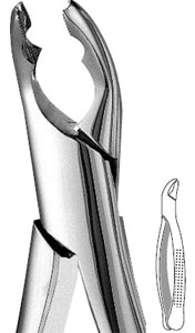 Hu-Friedy #151AS surgical forceps with split serrated beaks