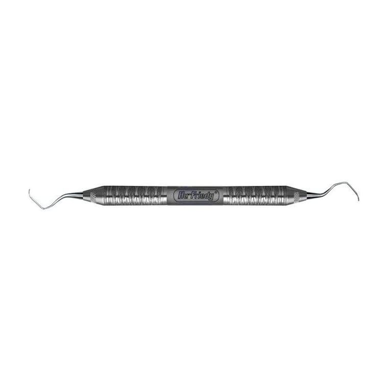 Hu-Friedy #17/18 Rigid Gracey Curette with #6 Satin Steel Handle