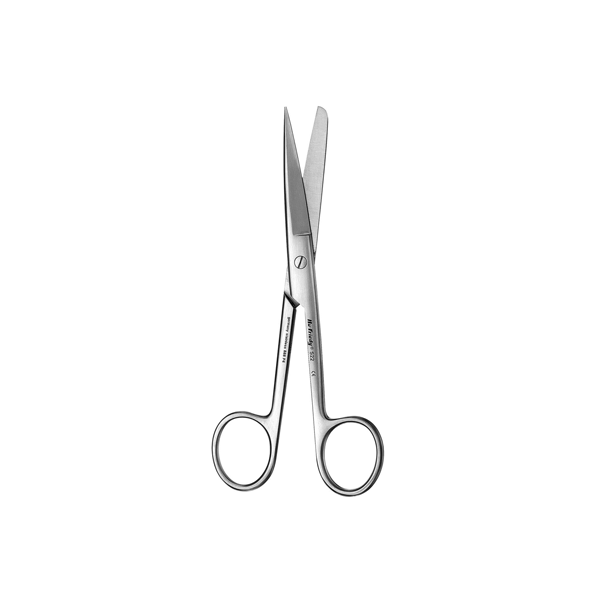 Hu-Friedy 22 Straight/Blunt General Surgical Scissors, 14.5cm (5.75"), 1/Pk. Suture scissors