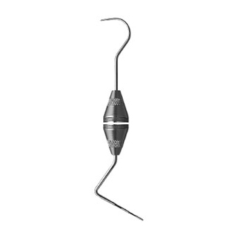 Hu-Friedy #23/CP-12 expro (explorer/probe) with #6 Satin Steel Handle