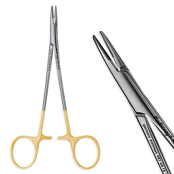 Hu-Friedy 6" Crile-Wood Grooved, Perma-Sharp Needle Holder