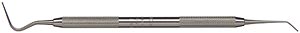 Hu-Friedy Calcium hydroxide placement instrument with #6 Satin Steel Handle