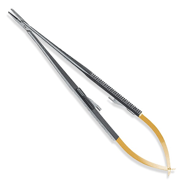 Hu-Friedy Castroviejo 18cm/7" Perma Sharp Straight Needle Holder. Single Holder