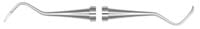 Hu-Friedy #13S/14S double end McCall curette with #2 Octagon Handle