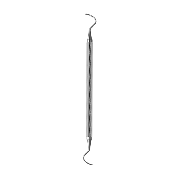 Hu-Friedy Double-ended ME-1 10/11 Curette, #2 Octagonal Handle, Single Instrument. Blade designed