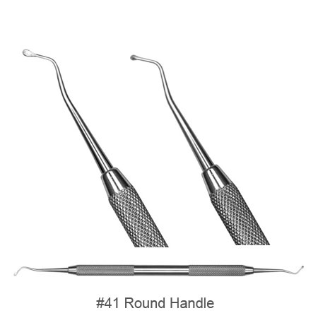 Hu-Friedy #17W DE Excavator with #41 Round Handle. For removal of carious dentin