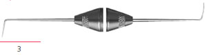 Hu-Friedy #3 double end explorer with regular handle
