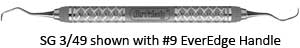 Hu-Friedy #3/4 double end Gracey Curette with #7 Satin Steel Color handle