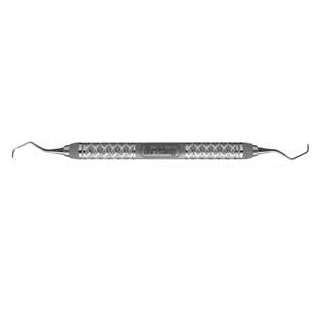 Hu-Friedy #7/8 double end Rigid Gracey curette with #6 Satin Steel Handle