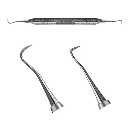 Hu-Friedy H5 Hygenist/33 Jacquette Scaler with #6 Satin Steel Handle