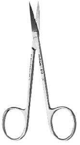 Hu-Friedy 4.5" #18 Iris curved surgical scissors, delicate