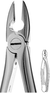 Hu-Friedy #MD1 Mead Extracing Forceps (serrated) Upper Incisor, Cuspid, Bicuspid and Root Surgical