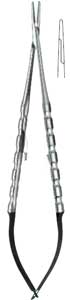 Hu-Friedy Castroviejo 18cm/7" Micro Straight Diamond Dusted Microsurgical Needle Holder. Single