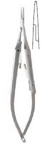 Hu-Friedy Micro Castroviejo Straight 5 1/4" (13cm) Perma Sharp Microsurgical Needle Holder