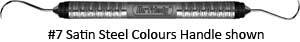 Hu-Friedy #2N Nabers rung double end probe with #7 Satin Steel Color handle