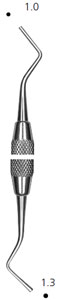 Hu-Friedy T2 Tanner DE Amalgam Plugger with Round Handle