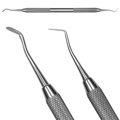1*U様 【ハンドグレード】バーリントン タン 363 8D 木型付 Hu-Friedy #21B Acorn style double end burnisher with #6