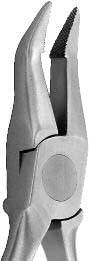 Hu-Friedy Weingart Pliers with Angular Tapered Head and Serrated Tips. Single Instrument