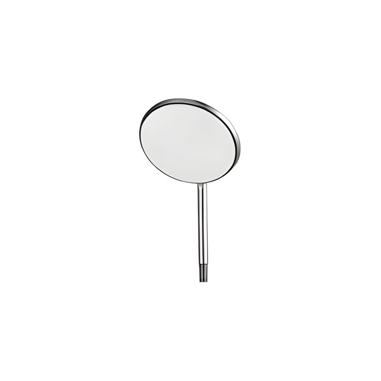Hu-Friedy Front Surface Dental Mirrors, Simple Stem #5, 12/Pk. Single-sided European style. 15/16