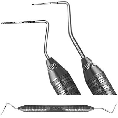 Hu-Friedy CP-15/CP-11.5B Screening Color-Coded Probe with #6 Satin Steel Handle. Color-coded