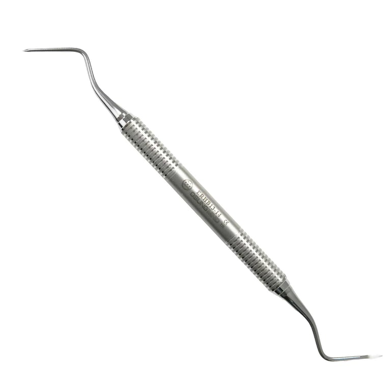 Osung #13/14 Heidbrink double end root tip pick with tip width 1.6 mm