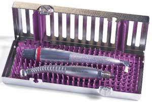 IMS Signature Series Yellow Handpiece Cassette 3" x 8" x 1.25", Holds Up To 3 High-speed