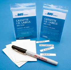 IMS Permanent indelible ink marker for cassettes I.D. labels or autoclave wrap, single marker