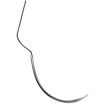 Perma Sharp 3/0, 18" plain gut absorbable suture with reverse-cutting C-9 needle 23mm