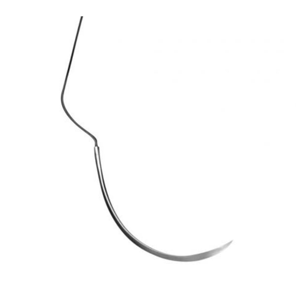 Perma Sharp 4/0, 27" Coated PGA Undyed Braided Sutures with C-6 3/8 circle reverse-cutting, 12/Pk