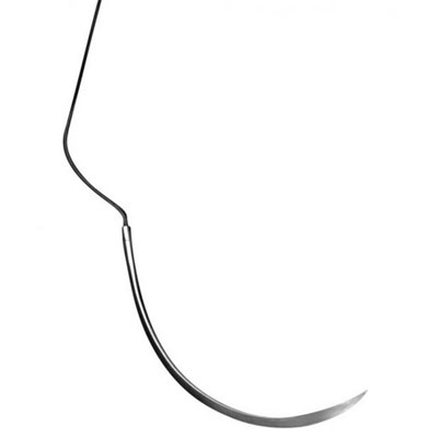 Perma Sharp 3/0, 18" Coated PGA Violet Braided Sutures with C-6 reverse-cutting 19mm needle