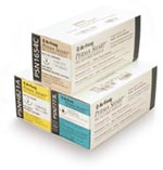 Perma Sharp 4/0, 27" chromic gut absorbable suture with reverse-cutting C-6 needle (3/8 circle)