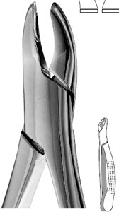 Presidential #62 Surgical Forceps Upper/Lower Incisor, Bicuspid and Primary