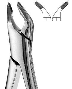 Presidential #151 Lower Universal Apical Retention Forceps, with Thin, Sharp, and Tapered Beaks