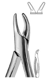 Presidential #150S Upper Incisor, Bicuspids and Roots, Universal Pedodontic Forceps