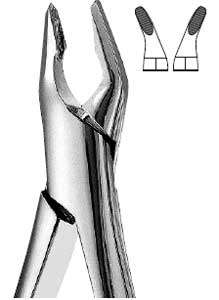 Presidential #150 Upper Universal Apical Retention Forceps, with Thin, Sharp, and Tapered Beaks