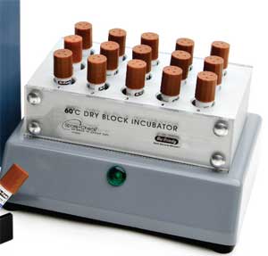Spore Check 60 degree C Dry Block Incubator Only, Holds up to 15 Biological Indicator Vials