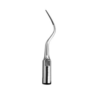 Symmetry IQ #1D Piezo Scaling Tip E-Series. Thin, contra-angle diamond-coated tip. Compatible
