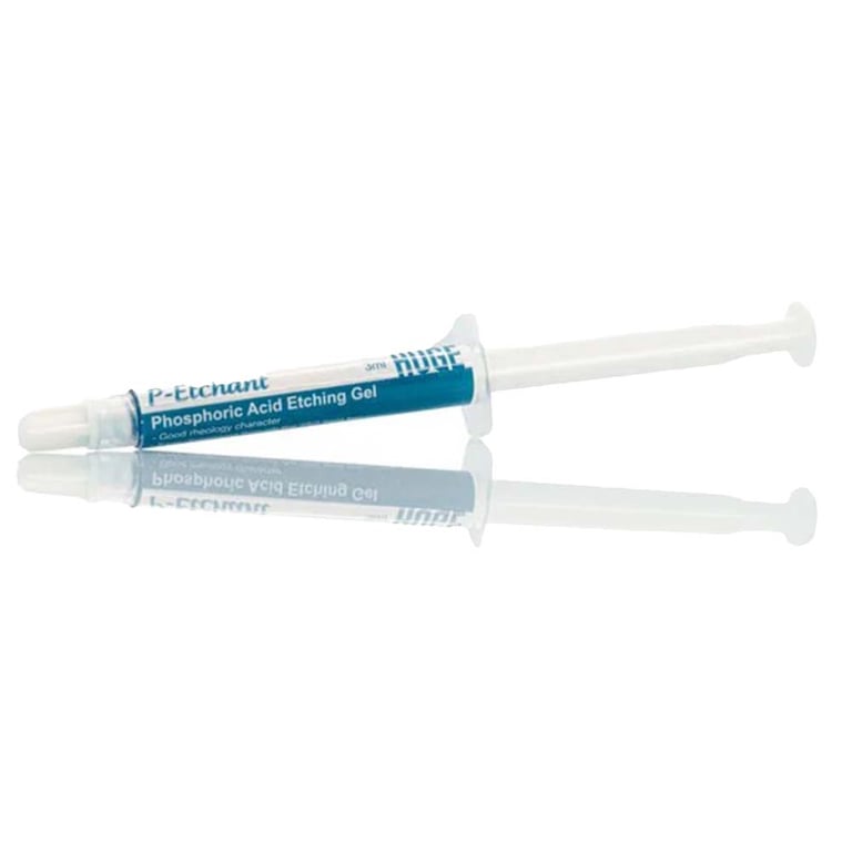 P-Etchant 37% Phosphoric Acid Etching Gel, 5ml Syringes, 2/Pk. Includes: 20 dispensing tips