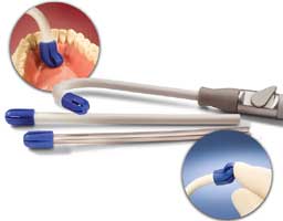 Total Comfort Soft Tip Aspirators, Blue Tip/Clear Tubing, 6" long, Latex Free, Bendable tube