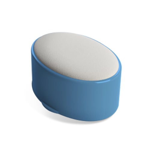 Tamborel Oval-shaped Endo Clean Stand, EXPORT PACKAGE, Blue, 1/Pk. Includes 2 extra Indusbello