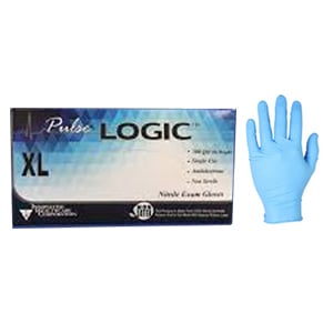 Pulse Logic Nitrile Exam Gloves, Extra Large, 300 per box, Powder-Free. Incredibly elastic