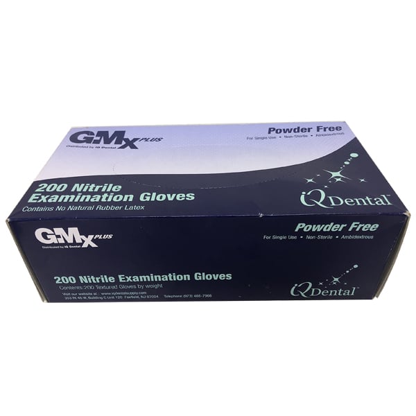 GMX Plus Nitrile Examination Gloves Violet X-LARGE Box/200. Fingertip Textured, powder-free