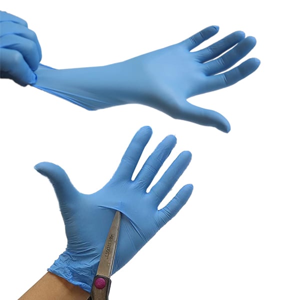 NRG Nitrile Exam Gloves Reflex Blue X-LARGE Box/200. Powder-Free, non-sterile, ambidextrous