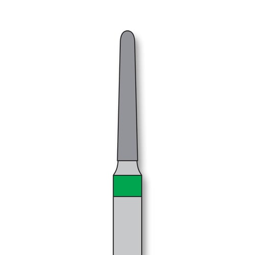 DentalRee FG #856L.014 Coarse Round End Taper Diamond Bur, 5/Pk