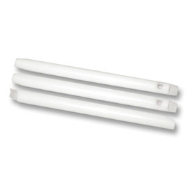 iSmile HVE Combo Evacuator Tips - White 1/8" diameter 100/Pk. Slotted and non-slotted combination